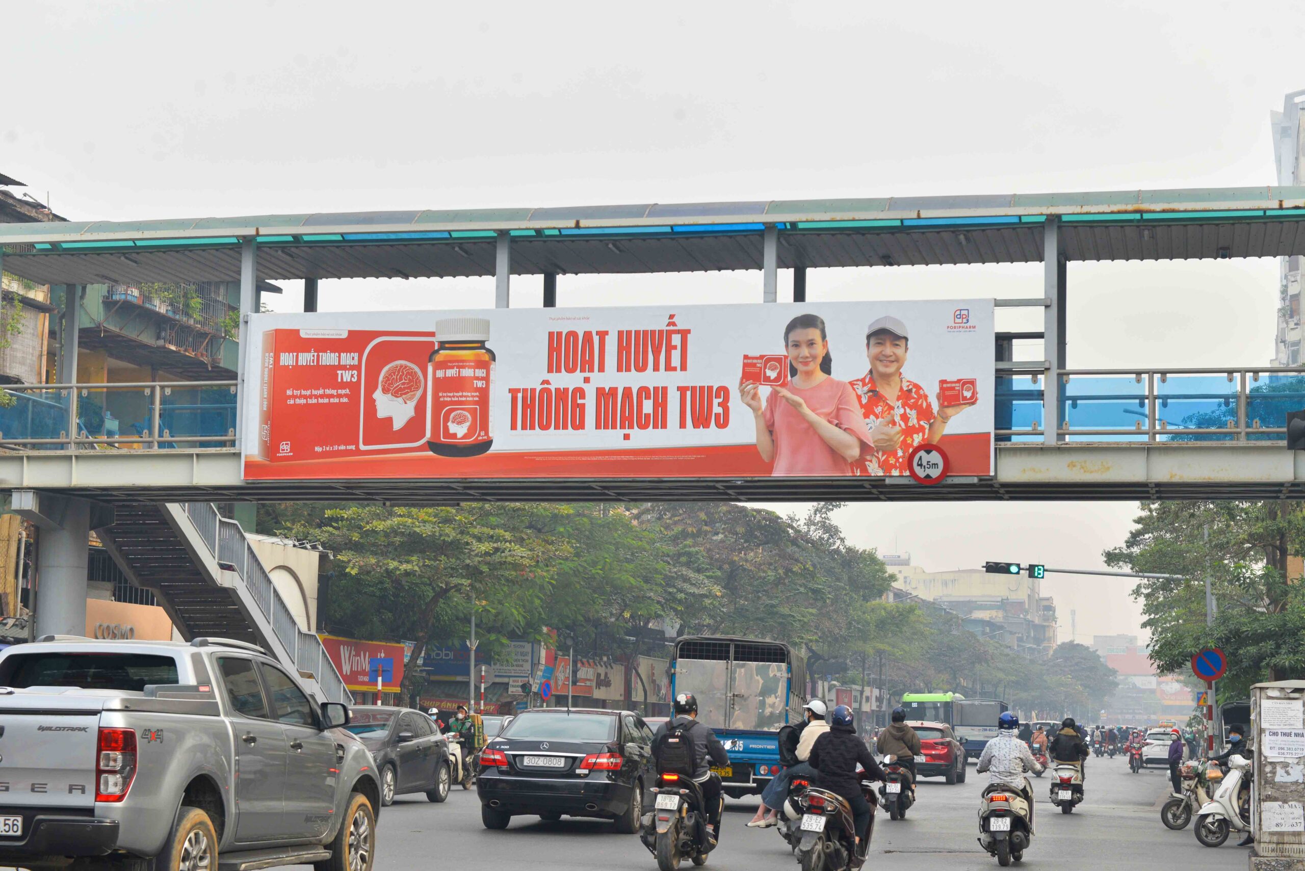 Ảnh gần hướng nhìn từ Phạm Ngọc Thạch đi Xã Đàn