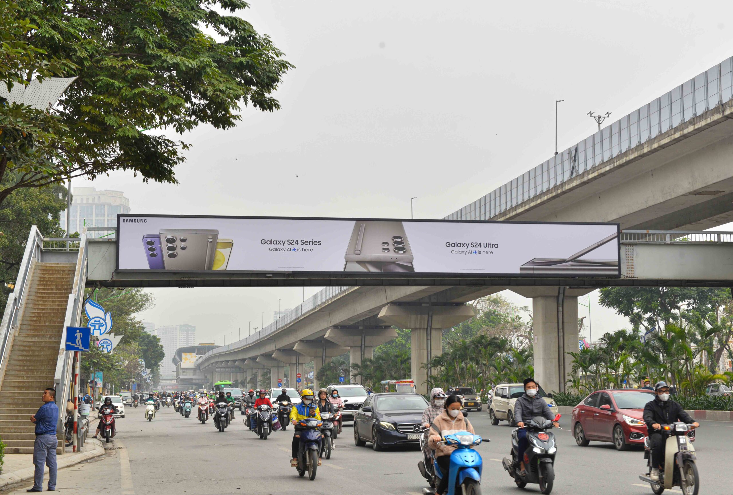 Ảnh gần hướng nhìn từ Trần Phú đi Nguyễn Trãi (NC)