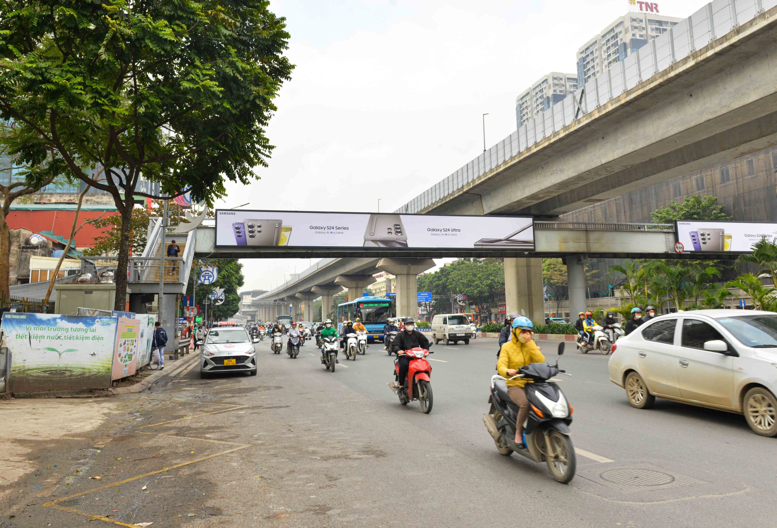 Ảnh xa hướng nhìn từ Nguyễn Trãi đi Trần Phú (NC)