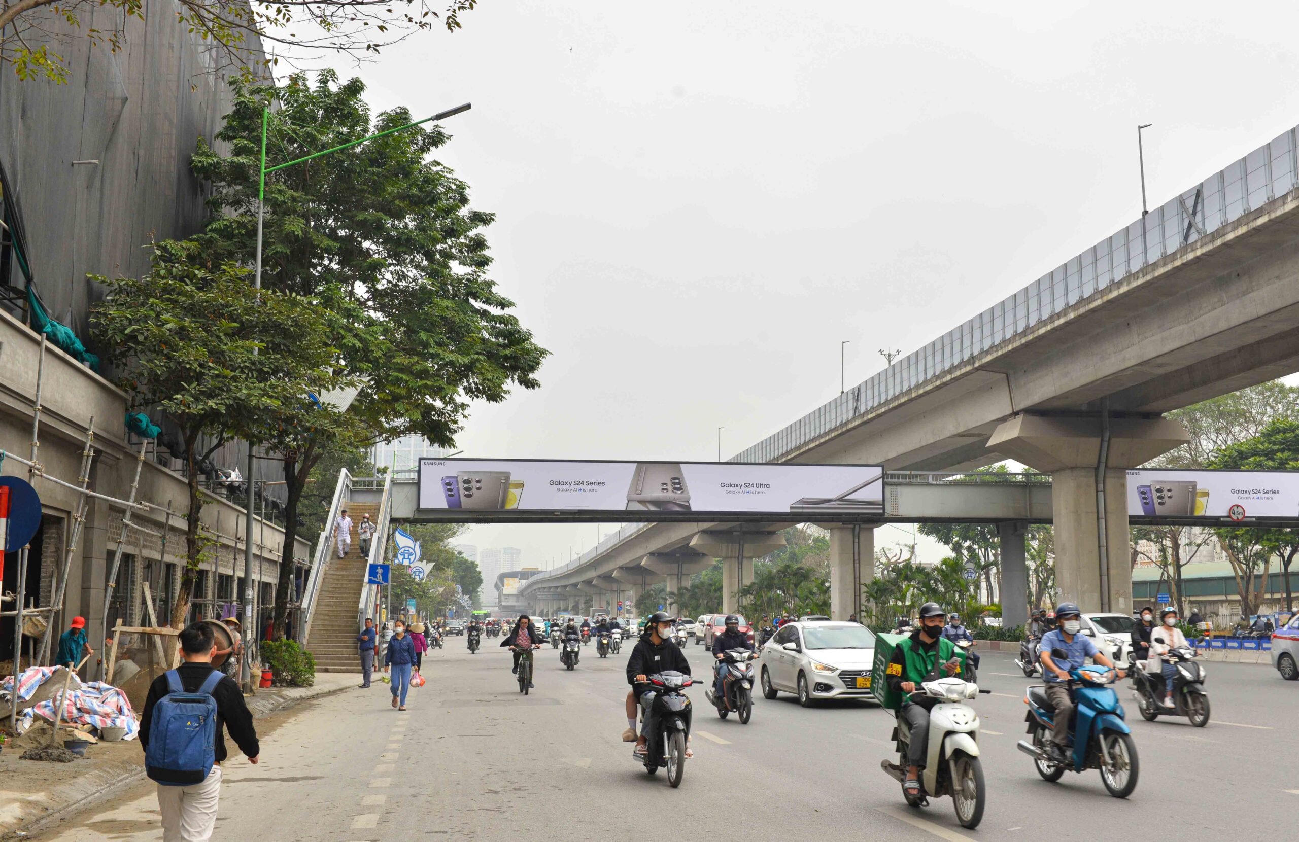 Ảnh xa hướng nhìn từ Trần Phú đi Nguyễn Trãi (NC)